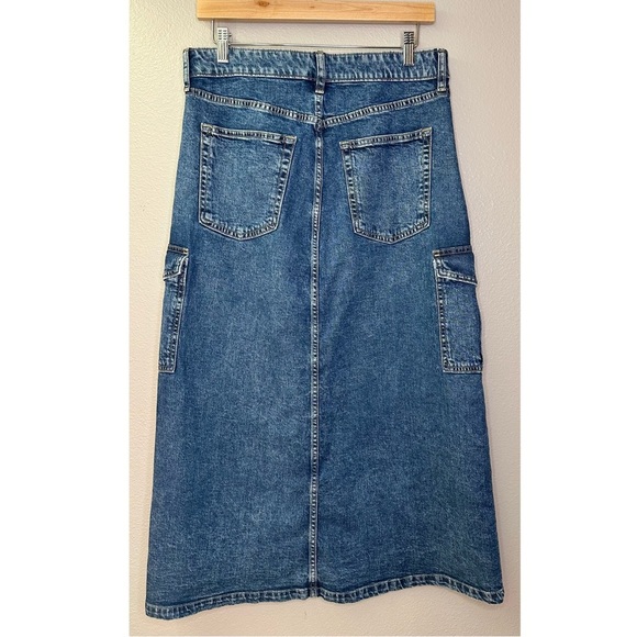 GAP Denim Cargo Maxi Skirt - Picture 3 of 7